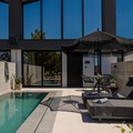 Suite pool, sunbeds and building exterior