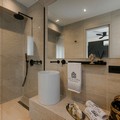 Ground level en-suite bathroom with shower