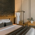 Loft bedroom with double bed