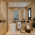 Loft bedroom en-suite bathroom with shower