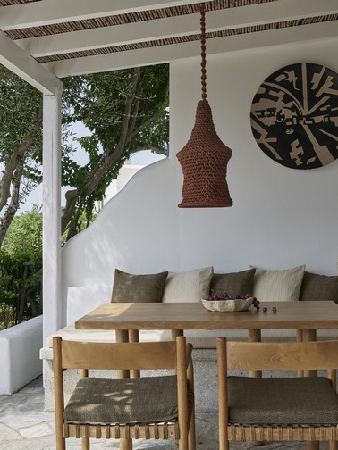 Outdoor seating area