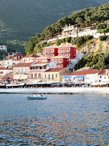View of Acrothea Hotel from the sea
