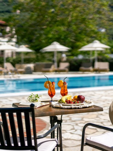 Cocktail by the pool