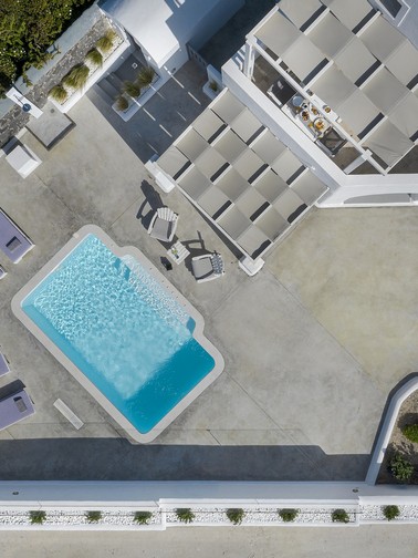 Aerial view of property
