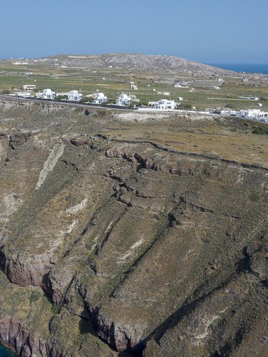 Breathtaking aerial view of Caldera