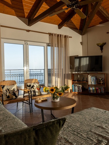 View from sitting area