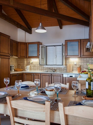 Dining table and kitchen counter