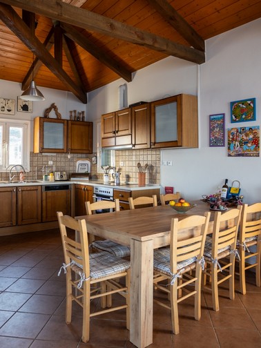 Dining table and kitchen counter