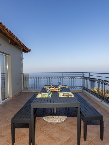 Balcony overlooking the sea