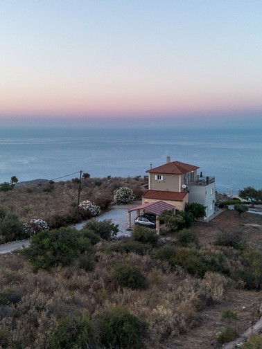 Early evening at the villa