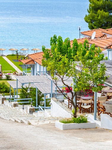 Path leading to the sea