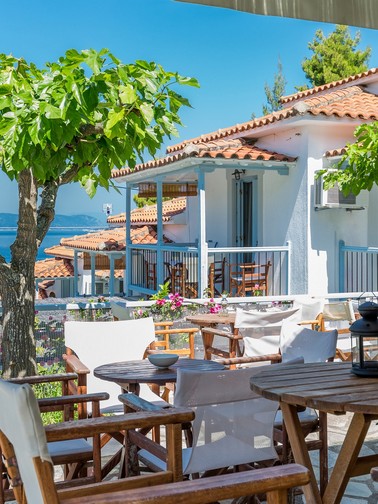 Outdoor seating area